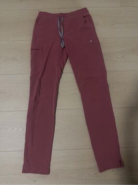 Figs Straight-Leg Scrub Pants - Dusty Pink